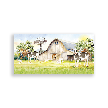 Capa Painel Retangular Sublimado - Fazendinha