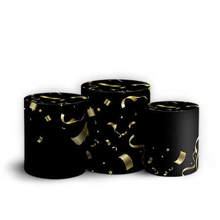 Capas Trio Cilindro Sublimado Vest Facil - Formatura