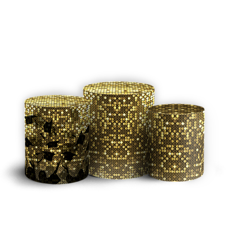 Capas Trio Cilindro Sublimado Vest Facil - Formatura