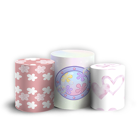 Capas Trio Cilindro Sublimado Vest Facil - Bob Esponja