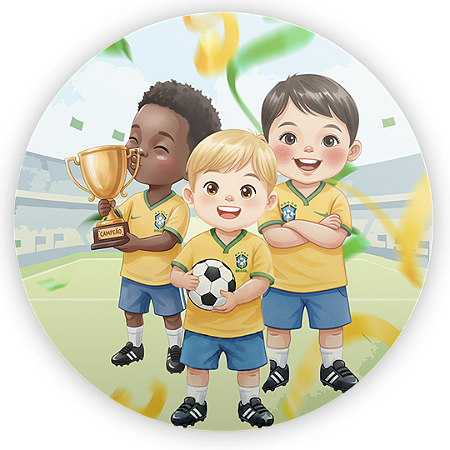 Capa Mini Painel Sublimado - Copa Brasil Infantil