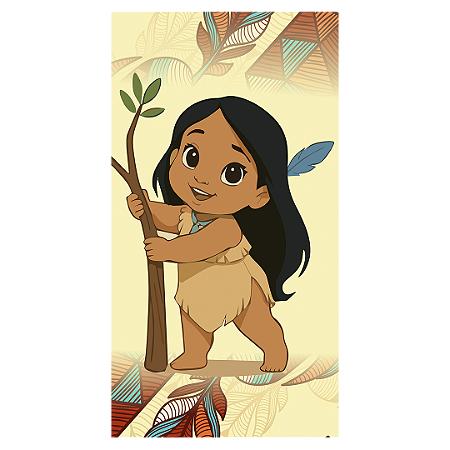 Capa Faixa Lateral Sublimado - Pocahondas Baby