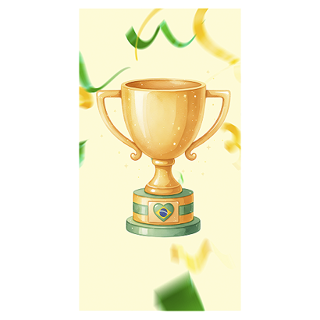 Capa Faixa Lateral Sublimado - Copa Brasil Infantil