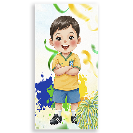 Capa Faixa Lateral Sublimado - Copa Brasil Infantil