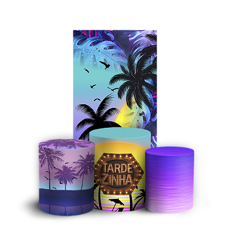 Capas Faixa Lateral e Trio Cilindro Sublimado Vest Facil - Tardezinha