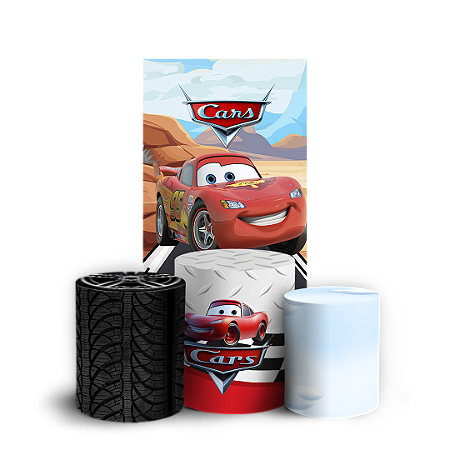 Capas Faixa Lateral e Trio Cilindro Sublimado Vest Facil - Carros