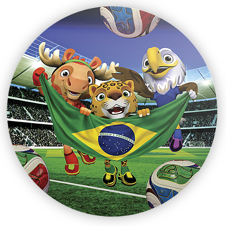 Capa Mini Painel Sublimado - Copa Do Mundo