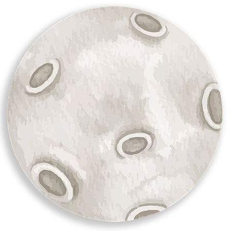 Capa Mini Painel Sublimado - Lua