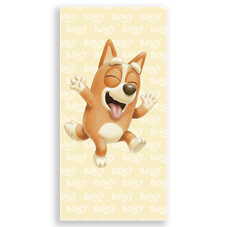 Capa Faixa Lateral Sublimado - Bluey