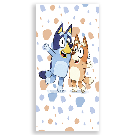 Capa Faixa Lateral Sublimado - Bluey