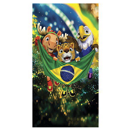 Capa Faixa Lateral Sublimado - Copa Do Mundo