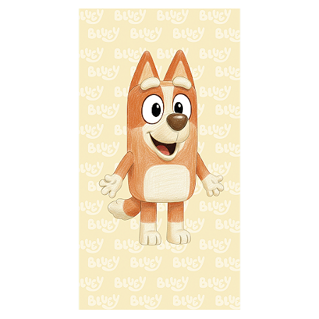 Capa Faixa Lateral Sublimado - Bluey