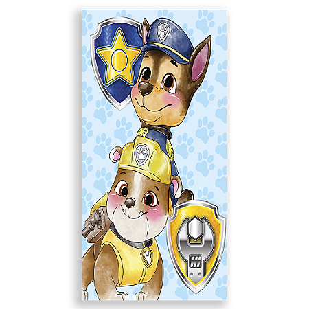 Capa Faixa Lateral Sublimado - Patrulha Canina