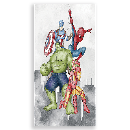 Capa Faixa Lateral Sublimado - Herois Vingadores
