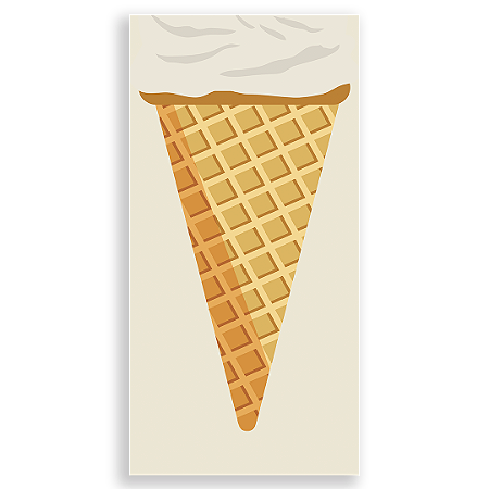 Capa Faixa Lateral Sublimado - Fundo Sorvete