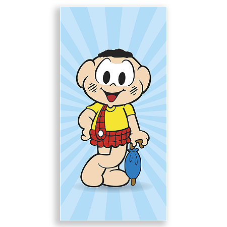 Capa Faixa Lateral Sublimado - Cascão Turma Da Monica