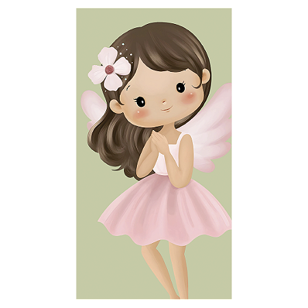 Capa Faixa Lateral Sublimado - Floral Fada