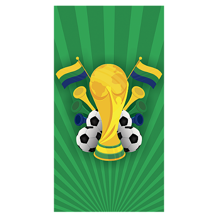 Capa Faixa Lateral Sublimado - Copa Do Mundo Brasil