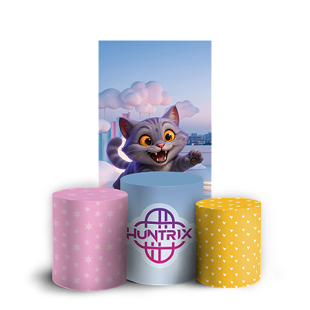 Capas Faixa Lateral e Trio Cilindro Sublimado Vest Facil - Guerreiras do Kpop