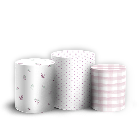 Capas Trio Cilindro Sublimado Vest Facil - Pascoa