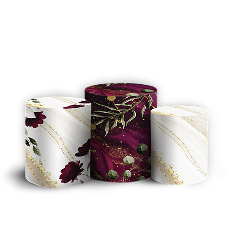 Capas Trio Cilindro Sublimado Vest Facil - Dia Da Mulher