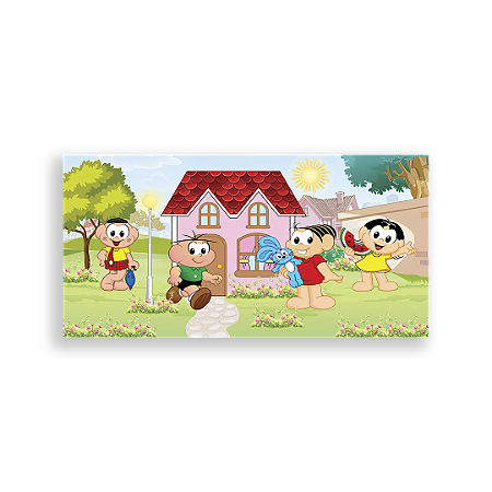 Capa Painel Retangular Sublimado - Turma Da Monica