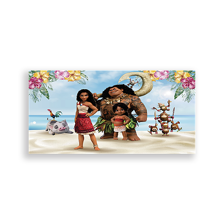 Capa Painel Retangular Sublimado - Moana