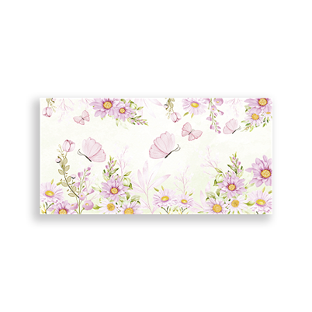 Capa Painel Retangular Sublimado - Floral