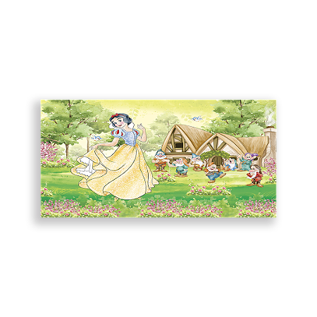 Capa Painel Retangular Sublimado - Branca De Neve