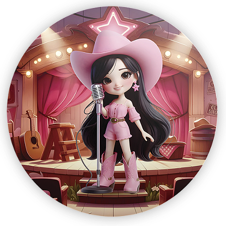 Capa Mini Painel Sublimado - Boiadeira