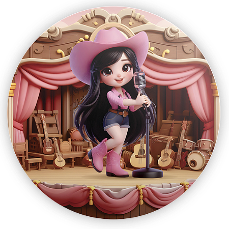 Capa Mini Painel Sublimado - Boiadeira