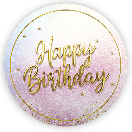 Capa Mini Painel Sublimado - Aniversário