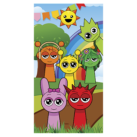 Capa Faixa Lateral Sublimado - Sprunki