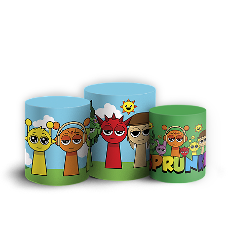 Capas Trio Cilindro Sublimado Vest Facil - Sprunki