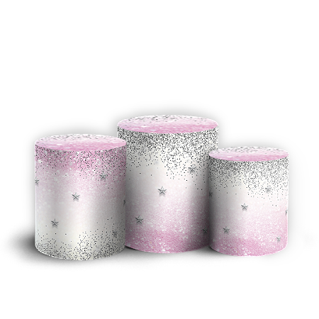 Capas Trio Cilindro Sublimado Vest Facil - Aniversário