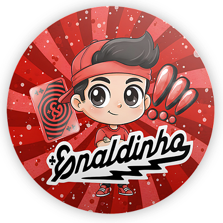 Capa Painel Redondo Sublimado - Enaldinho