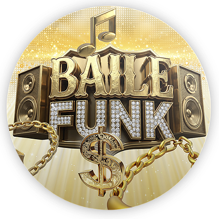 Capa Painel Redondo Sublimado - Baile Funk