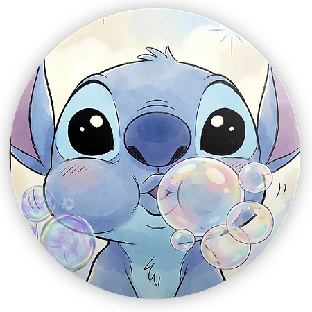 Capa Mini Painel Sublimado - Stitch