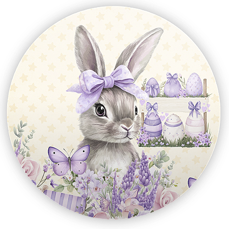 Capa Mini Painel Sublimado - Pascoa