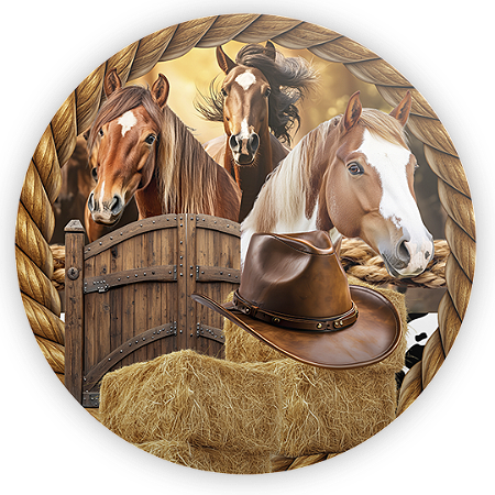 Capa Mini Painel Sublimado - Cavalo