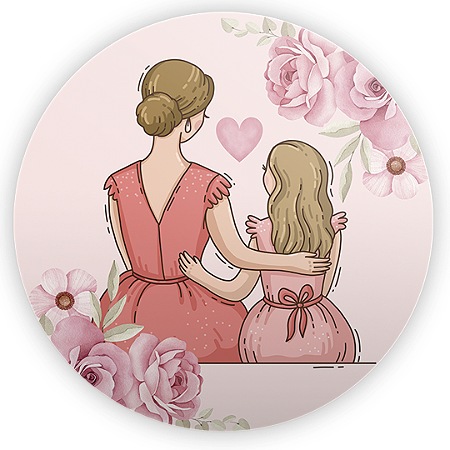 Capa Mini Painel Sublimado - Mãe