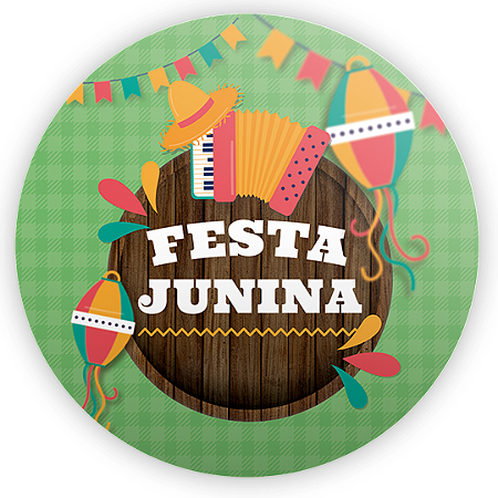Capa Mini Painel Sublimado - Festa Junina