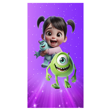 Capa Faixa Lateral Sublimado - Monstros Sa