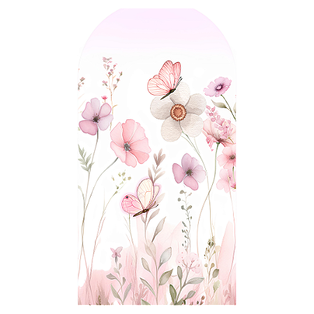 Capa Faixa Lateral Sublimado - Floral Jardim