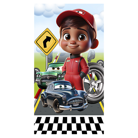 Capa Faixa Lateral Sublimado - Carros