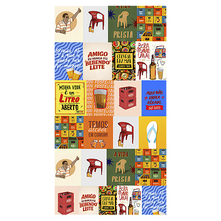 Capa Faixa Lateral Sublimado - Boteco Zeca