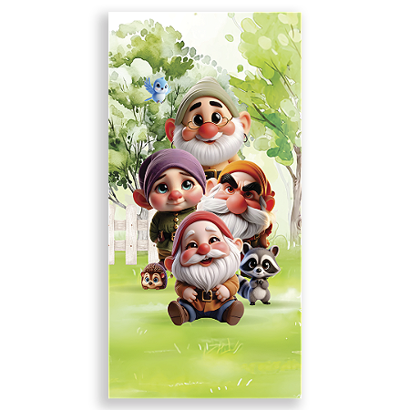 Capa Faixa Lateral Sublimado - Branca de Neve