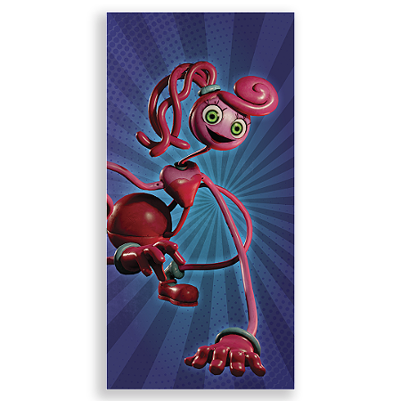 Capa Faixa Lateral Sublimado - Poppy Playtime