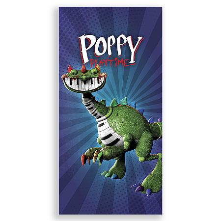 Capa Faixa Lateral Sublimado - Poppy Playtime