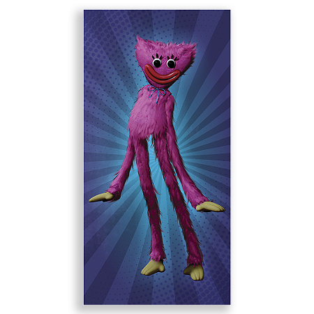 Capa Faixa Lateral Sublimado - Poppy Playtime